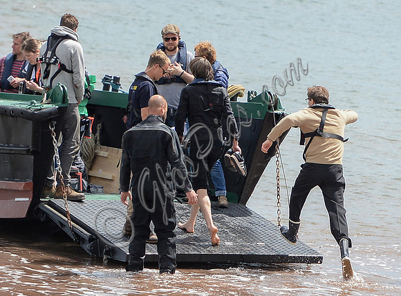 filming "The Mercy"