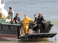 Filming "The Mercy"