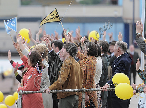crowd scene, on set filming