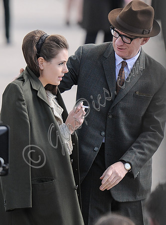 Filming "The Mercy"