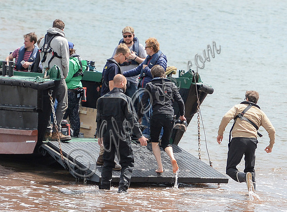 filming "The Mercy"