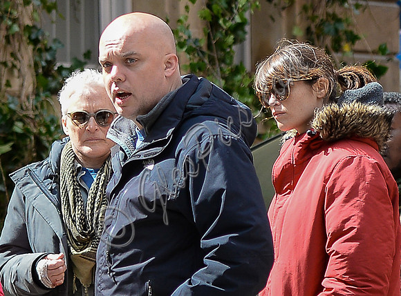 close ups of Colm McCarthy,  with Glenn Close and Gemma Arterton