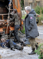 Glenn Close on dystopian film set