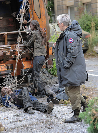 Glenn Close on dystopian film set