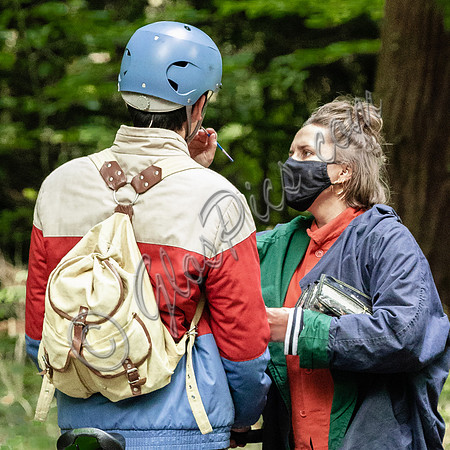 Asa Butterfield on set of  Sex Education