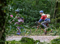 Butterfield and Ncuti Gatwa on bicycles film Sex EducationAsa