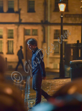 Tom Cruise on set of "The Mummy"