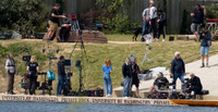 Director George Clooney working on his 61st Birthday