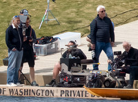 Director George Clooney working on his 61st Birthday