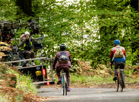 Butterfield and Ncuti Gatwa on bicycles film Sex EducationAsa