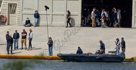 Director George Clooney working on his 61st Birthday