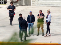 Director George Clooney working on his 61st Birthday