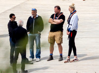 Director George Clooney working on his 61st Birthday