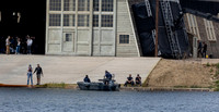 Filming "The Boys In The Boat" on location near Swindon, Wiltshire