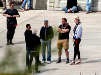 Director George Clooney working on his 61st Birthday