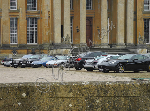 Set getting ready to film latest James Bond Movie at Blenheim Palace, Oxfordshire 'Spectre