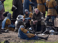 Battle scene filming for The White Princess