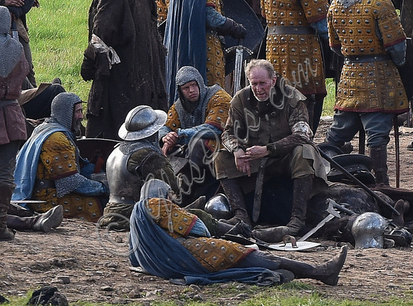 Battle scene filming for The White Princess