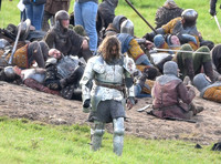 Battle scene filming for The White Princess