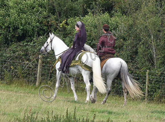Battle scene filming for The White Princess