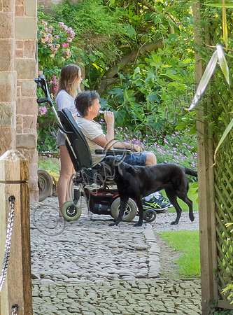 Richard Hammond in wheelchair