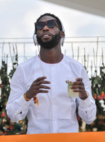 Tinie Tempah on the decks at Veuved Clicquot Gold Cup