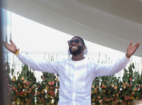 Tinie Tempah on the decks at Veuved Clicquot Gold Cup