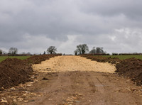 new entrance drive to Beaconsfield Farm