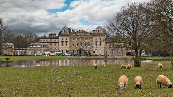 Badminton House during filming