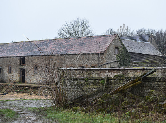 view of barns