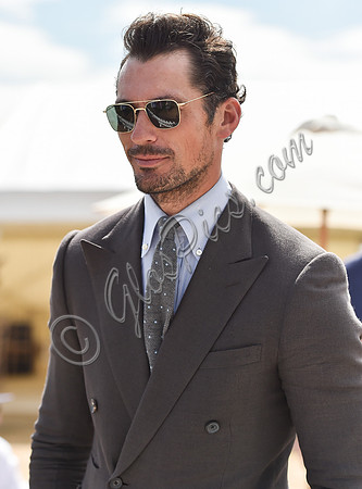 celebrity guest David Gandy wearing Aspinal of London Aerodrome Aviator sunglasses
