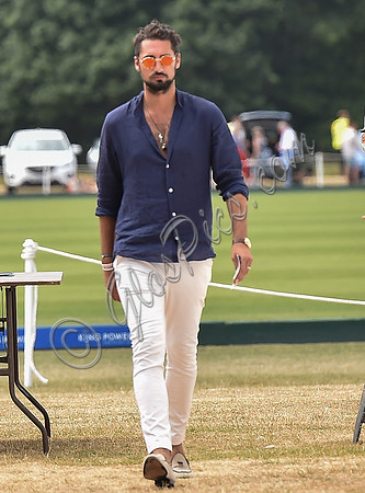 celebrity guest Hugo Taylor at  Gold Cup Polo 2018