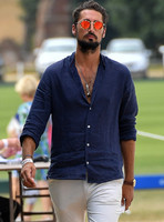 celebrity guest Hugo Taylor at  Gold Cup Polo 2018