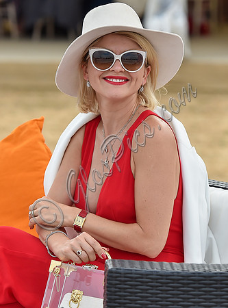 Mariya Dykalo at Gold Cup Polo Final 2018
