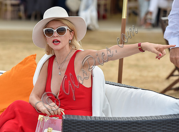 Mariya Dykalo at Gold Cup Polo Final 2018