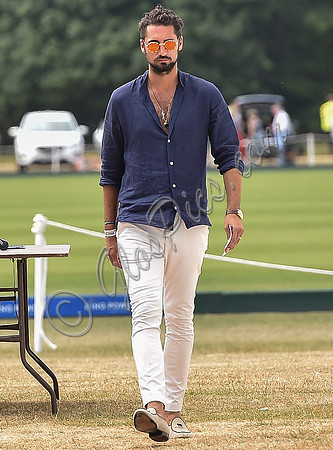celebrity guest Hugo Taylor at  Gold Cup Polo 2018