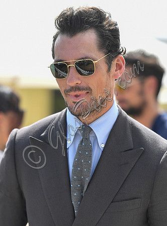celebrity guest David Gandy wearing Aspinal of London Aerodrome Aviator sunglasses