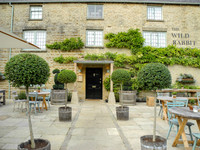 external views of The Wild Rabbit pub, Kingham