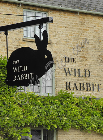 external views of The Wild Rabbit pub, Kingham