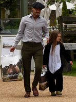 David and Harper Beckham