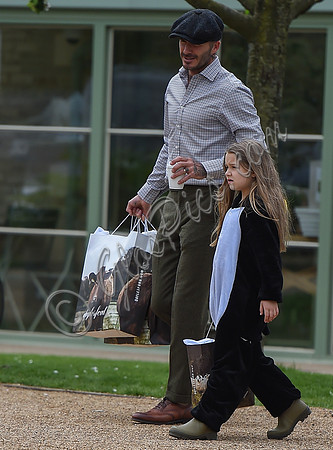 David and Harper Beckham