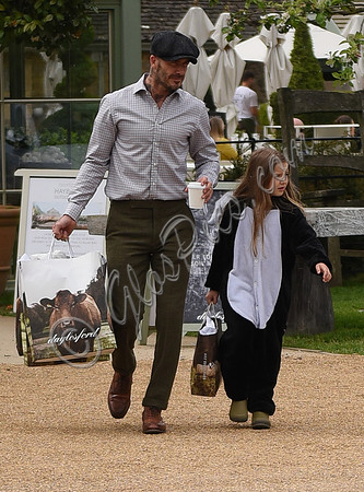 David and Harper Beckham