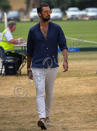 celebrity guest Hugo Taylor at  Gold Cup Polo 2018