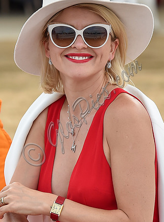 Mariya Dykalo at Gold Cup Polo Final 2018