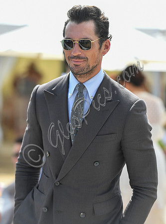 celebrity guest David Gandy wearing Aspinal of London Aerodrome Aviator sunglasses