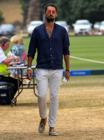 celebrity guest Hugo Taylor at  Gold Cup Polo 2018