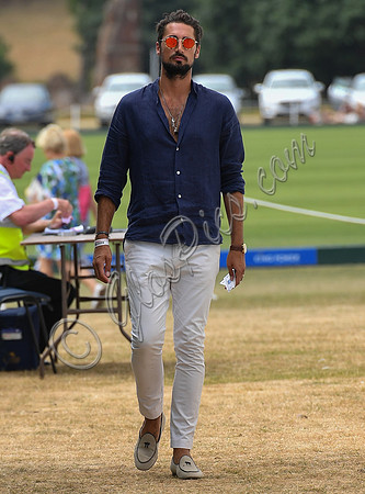 celebrity guest Hugo Taylor at  Gold Cup Polo 2018