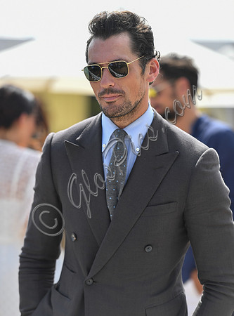 celebrity guest David Gandy wearing Aspinal of London Aerodrome Aviator sunglasses