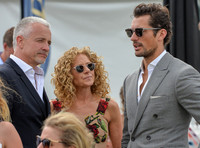 David Gandy with Kelly Hoppen