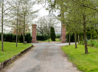 Entrance gates to Eye Manor